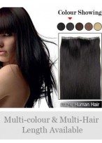 20" PU Skin Weft 100% Human Hair Extensions 