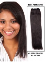 14" Straight Charming Indian Remy Hair Extensions 