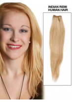 18" Straight Comfortable Human Hair Extensions  