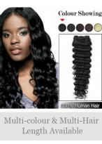 Deep Wave Charming Remy Hair Weft Extensions 