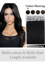 Cute 16" 20pcs Remy Hair Tape in Hair Extensions 
