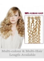 Curly Soft Keratin Hair Extensions 