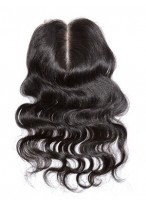 Middle Part Remy Hair Body Wave Lace Closure 
