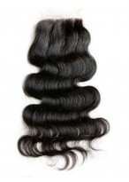 Three Part Remy Hair Body Wave Lace Closure  