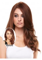 Long Wavy Remy Human Hair Hairpieces 