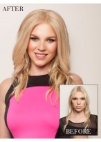 Charming Wavy Synthetic Clip in Hairpieces 