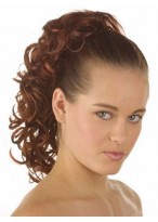 Nice Curly With Claw Clip Synthetic Ponytail 