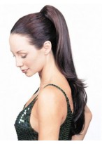 20" Natural Straight Ponytail With Claw Comb 