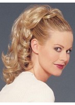 Morden Mid-length Ponytail With Clip 