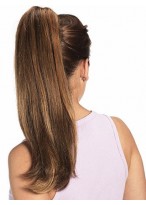 Straight With Claw Clip Human Hair Ponytail 