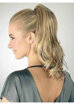 Wavy With Claw-Clip Attachment Synthetic Ponytail 
