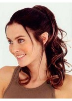 Wavy Layered With Clip Attachment Synthetic Ponytail 
