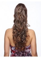 24" Long Wavy Synthetic Hair Ponytail 