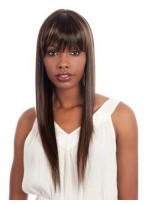 Silky Straight Long Synthetic Hair Wig 