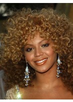 Mid-Length Curly Synthetic Capless Wig 