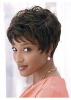 Dramatic Short Cut Synthetic Wig 