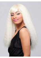 Long Straight Blonde Remy Human Hair Wig 