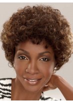Curly Mid-Length Synthetic Wig 