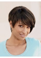 Short Straight Capless Wig 