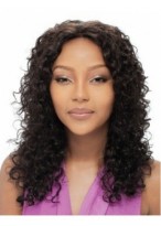 Curly Long Capless Human Hair Wig 