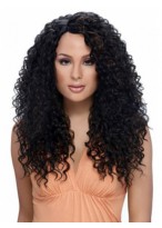 Layered Curly Long Synthetic African American Wig 