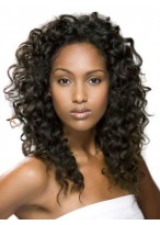Long Curly Synthetic Lace Front Wig  