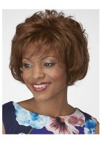 Feathered Synthetic Lace Front Bob Wig 