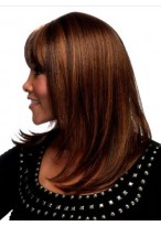 Capless Remy Hair Straight Wig 