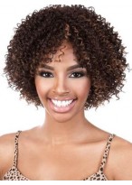 Medium Curly African American Wig 