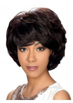 Wavy Synthetic African American Wig 