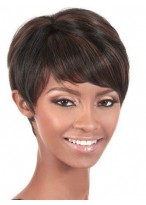 Straight Short Capless Human Hair Wig 