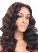 Wavy Human Hair Comely Lace Front Wig 