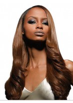 Gracious Long Wavy Lace Front Synthetic Wig 