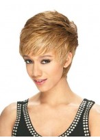 Short Straight Lace Front Wig 
