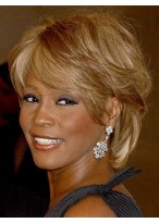 Short Cut Wavy African American Wig 