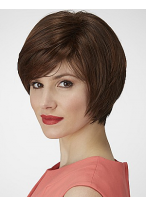 Short Straight Full Lace Synthetic Wig 