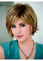 Layered Human Hair Bob Wig 