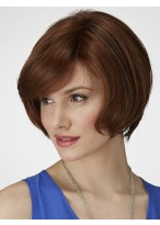 Medium Length Human Hair Bob Wig 