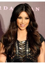 Kim Kardashian Centre Parting Wavy Wig 