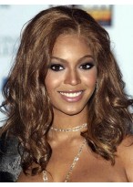 Beyonce Medium Wavy Synthetic Wig 