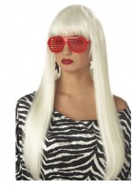 Lady Gaga Long Straight Hairstyle Capless Wig 