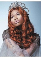 Long Length Nicki Minaj Wavy Brown Wig 