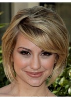 Chelsea Kane Concave Bob Hairstyle Celebrity Wig 