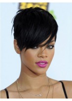 Rihanna Hairstyle Short Synthetic Wig 