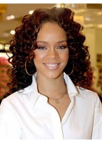 Rihanna Curly Lace Front Synthetice Wig 