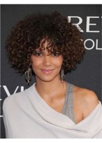 Halle Berry Curly Full Lace Human Hair Wig 