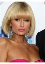 Paris Hilton Bob Style Capless Human Hair Wig 