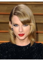 Taylor Swift's Hairstyle Human Hair Wig 