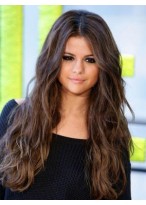 Selena Gomez Hairstyle Human Hair Wig 