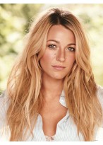 Blake Lively Hairstyle Lace Front Human Hair Wig 